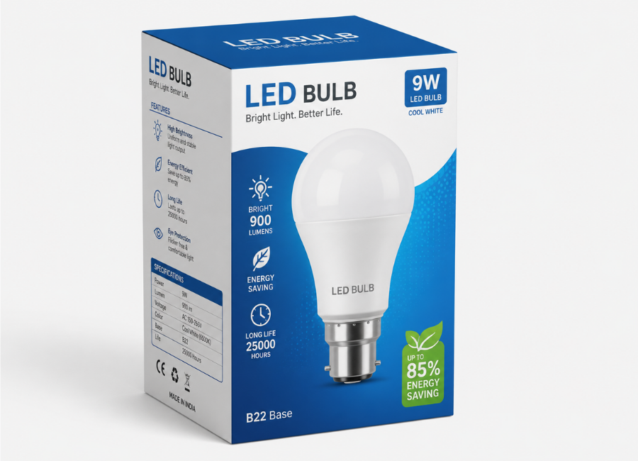 LED bulb and electrical product packaging