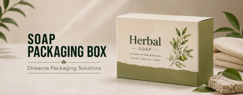 Custom printed soap packaging boxes